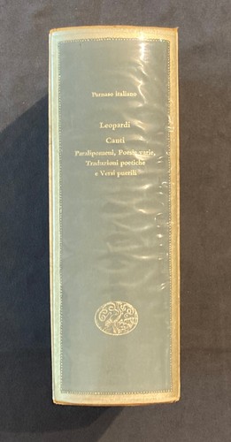 Giacomo leopardi canti - leopardi,