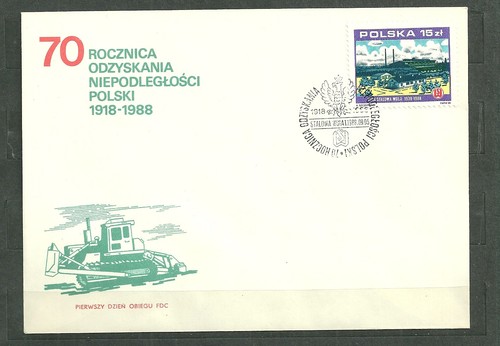 Pologne enveloppe fdc - enveloppe,