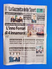 GAZZETTA DELLO SPORT 3 FEBBRAIO 1999 FERRARI-SCHUMACHER-LASSE KJUS-HERMANN MAIER