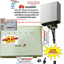 HUAWEI B315 s-22 4G LTE Router Wireless 150Mbps,(SCHEDA SIM) Con Antenna Esterna