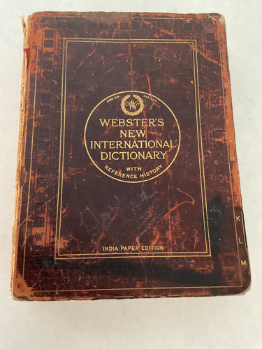 Webster new international - webster's,