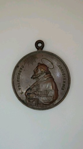 Medaglia 1890 san francesco - medaglia,