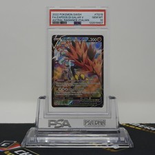 PSA 10 GEM MT Zapdos di Galar V #TG19/TG30 Lucentezza Siderale Italiano Pokemon