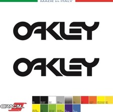 2 ADESIVI OAKLEY SCRITTA