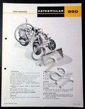 Brochure - Pala gommata Caterpillar 950 - 1965 ca.