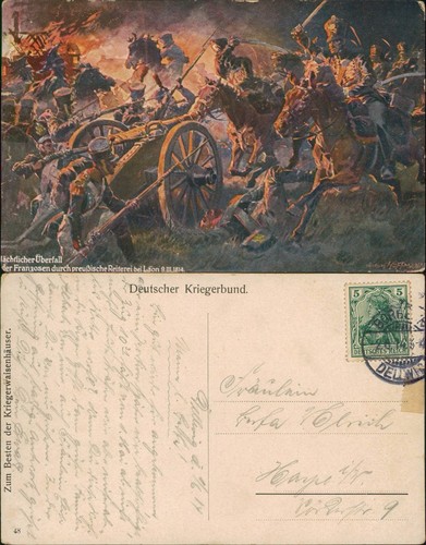 Cartolina militaria ww1 - cartolina, rapina