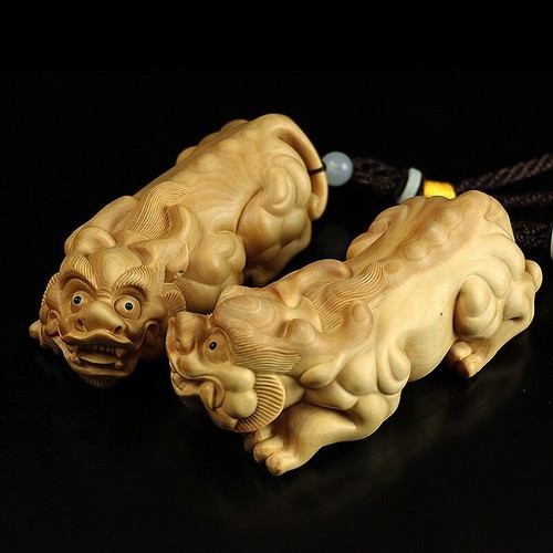 Boxwood hand carved - 4.0-in,