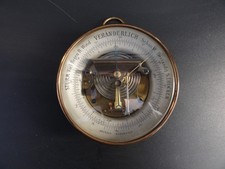 BAROMETRO ANEROIDE OTTONE 1900