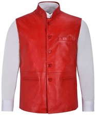 Gilet uomo di design pelle di