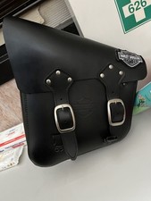 Borsa in cuoio forcellone per Harley Davidson Softail  Fat Boy, Low Rider