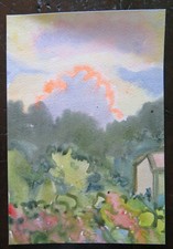 VECCHIO DIPINTO AD ACQUERELLO