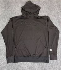 Felpa nera con cappuccio The Museum Fashion Art poliestere/spandex manica lunga taglia L