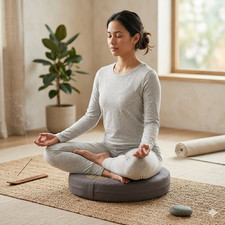 Coussin yoga zafu méditation - coussin,