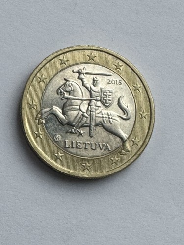 Moneta euro lituania - moneta,