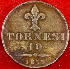 REGNO DUE SICILIE 10 tornesi
