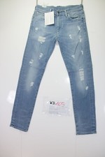 Levis 508 Slim customizzato (cod. WB165)tg.43 W29 L32 jeans remake strappato