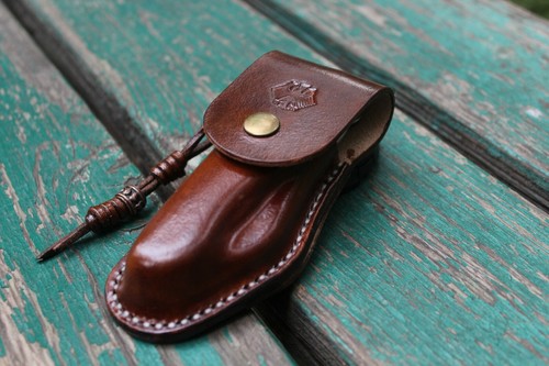 Fondina pelle con - in, passante