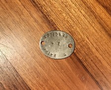 PIASTRINA Inglese British Commonwealth Dogtag WW2 Linea Gotica No Elmetto