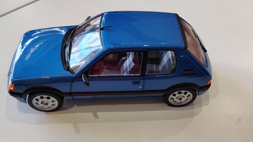 205 gti miniature bleu - miniature,