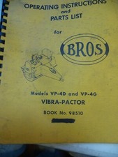 BROS VP4D VP4G VIBRA-PACTOR