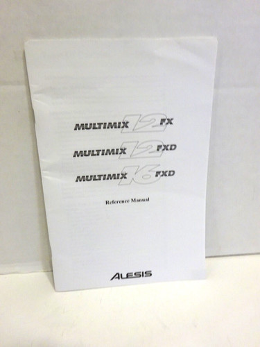 Alesis multimix 12fx fxd - alesis, 12fx/