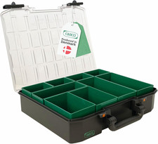 Carrylite 80 4X8-9: Premium Scatola Porta Minuteria per Officina, 9 Scomparti, C