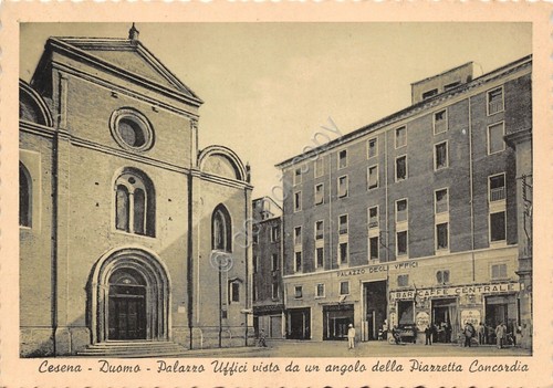 Cartolina cesena palazzo - cesena,