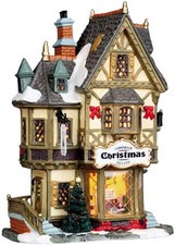 Lemax Christmas, Tannenbaum Christmas Shoppe, 35845, edificio per villaggio... 