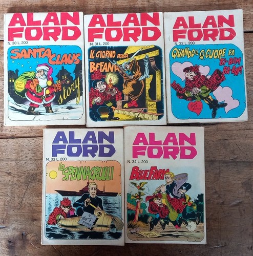 Lotto fumetti corno alan - corno, ford
