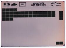 Microfiche Catalogo ricambi Kawasaki  JS550-C1/C2 JET SKI 550SX  99917-1445-02
