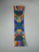 Segnalibro dipinto mano - segnalibro, a