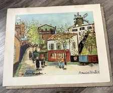 Vintage Maurice Utrillo Print