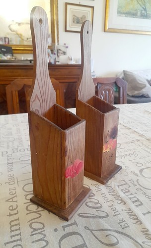 Portaposate legno con - in,
