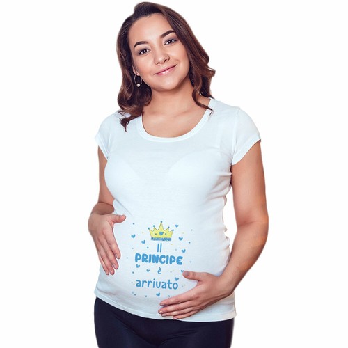 Maglia premaman grafica