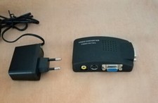 Convertitore video ingresso VGA adattatore uscite RCA-S-VHS VGA per PC e DVR TV