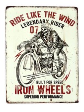 Targa di Latta " Ferro Wheels