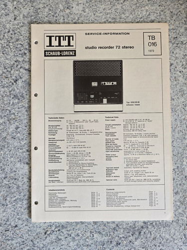 Manuale servizio originale - di,