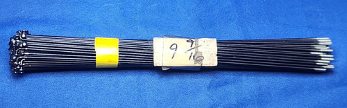 Raggi bici nero - nero, 245mm