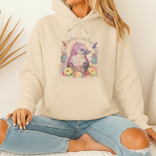 Felpa con cappuccio donna