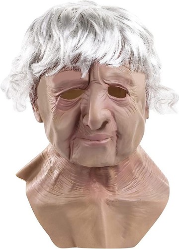 Maschera nonna realistica