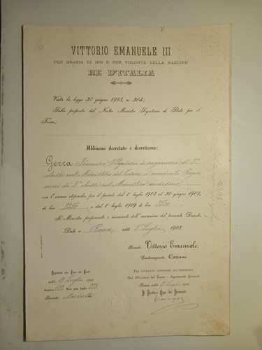 Attestato vittorio emanuele - attestato,