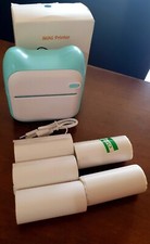 Mini Stampante Fotografica Termica Con 2 Carta Adesiva Bianca 3 Carta Bianca