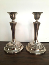 Elegante coppia candelieri silver plated Lanthe of England