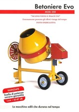 Betoniera EVO modello 250 potenza motore 1-1,5