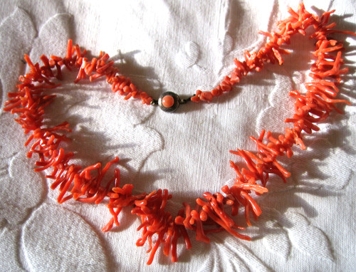 Collana corallo antico - collana ,