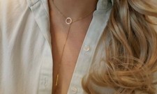 Collana lariat ciondolo