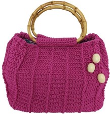 Borsa a mano / braccio realizzata a mano in cordino