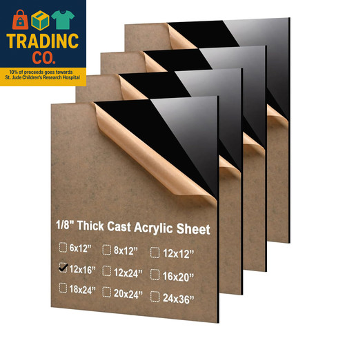 12x16 fogli plexiglass - 12x16,