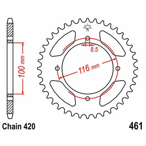 Corona denti passo 420 - corona,
