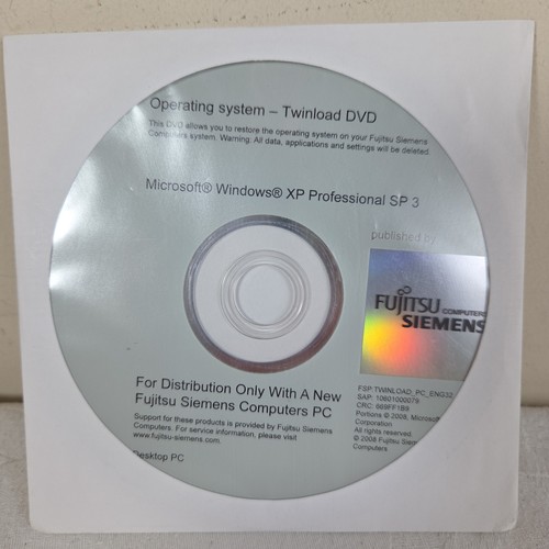 Ripristino dvd fujitsu siemens - fujitsu,